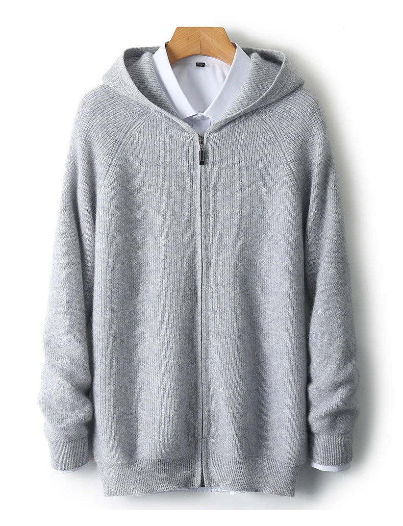 Comfort | Wool Zip-Up Sweater