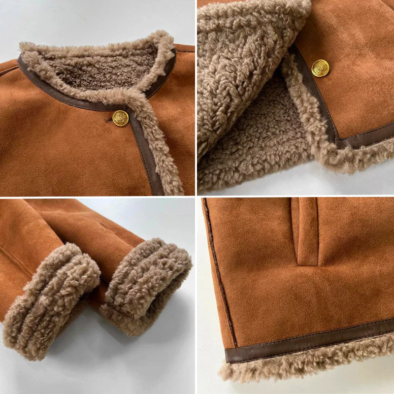Empress | Shearling Button Jacket