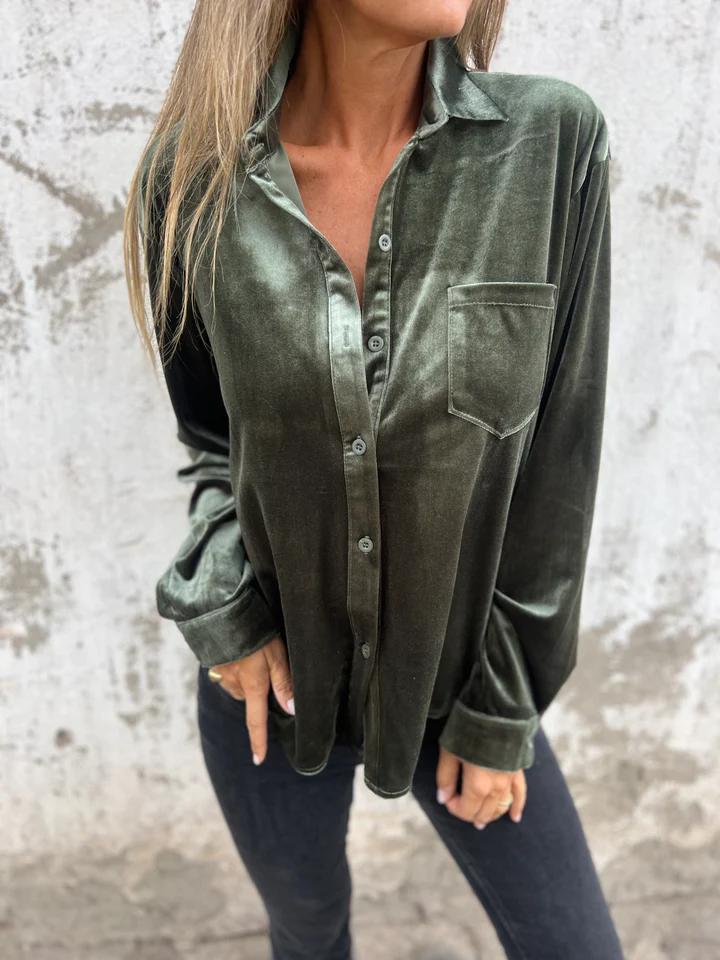 Empress | Luxury Velvet Blouse