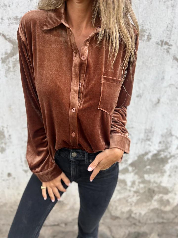 Empress | Luxury Velvet Blouse