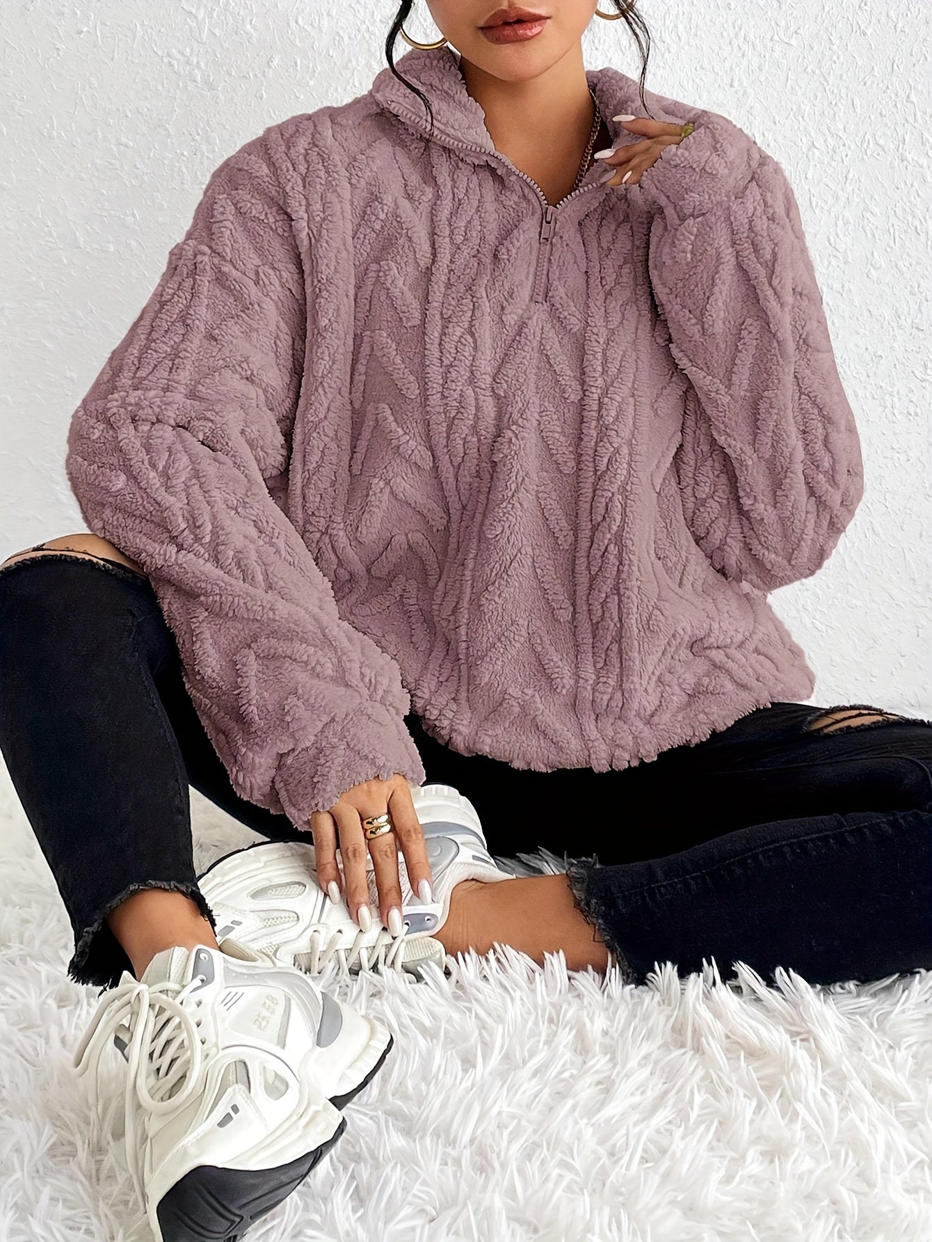 Empress | Knit Half Zip Jumper