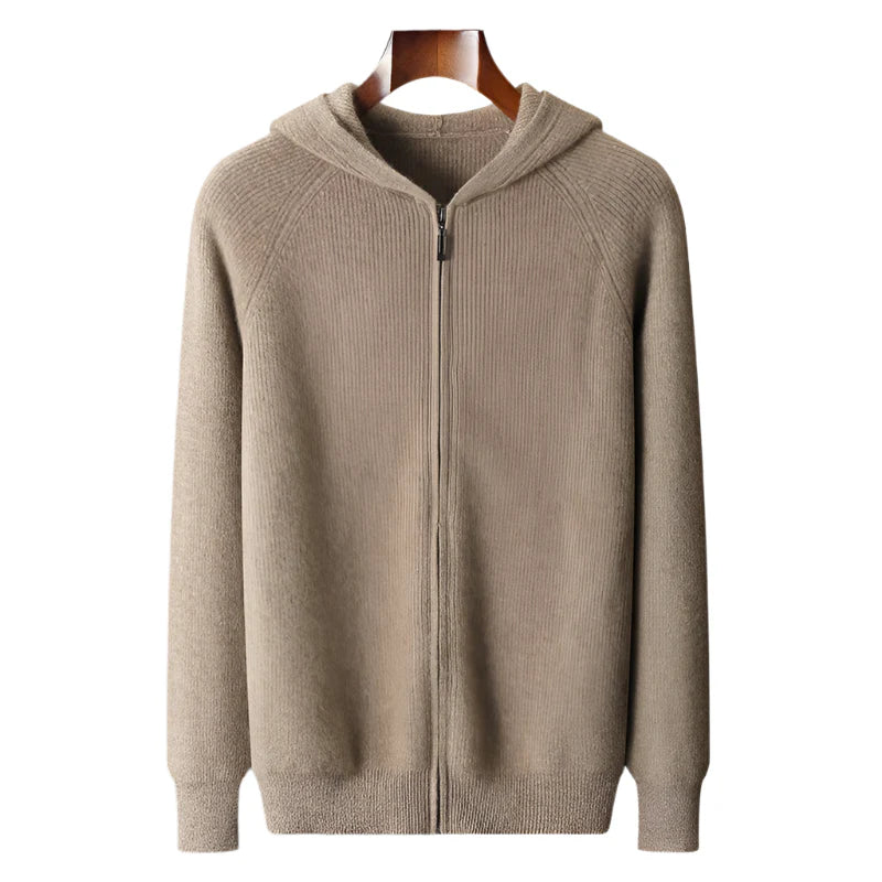 Comfort | Wool Zip-Up Sweater