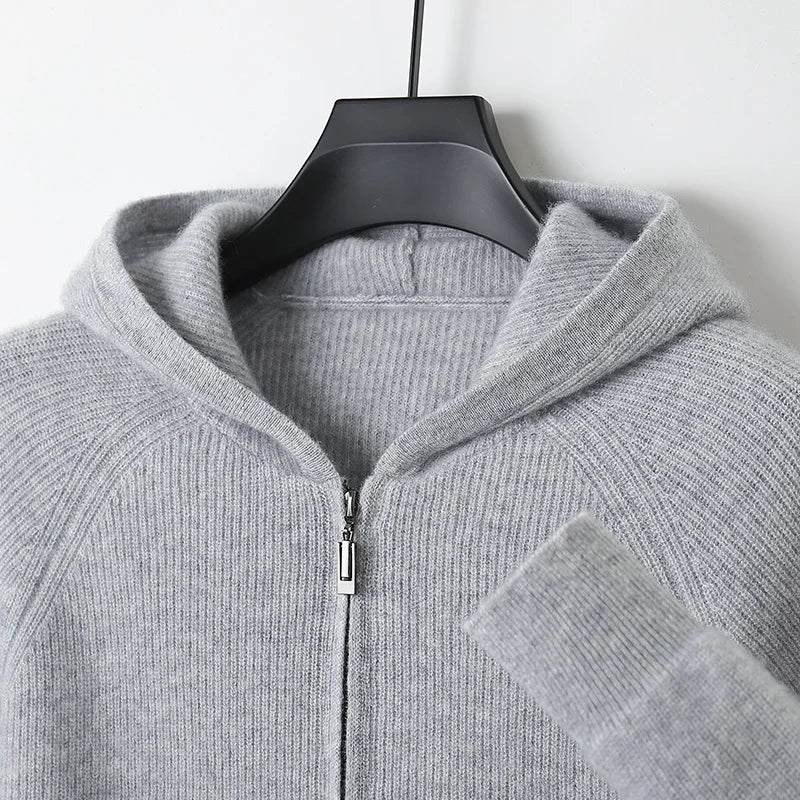 Comfort | Wool Zip-Up Sweater