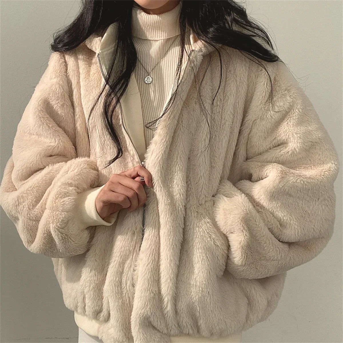 Comfort | Reversible Faux Fur Jacket