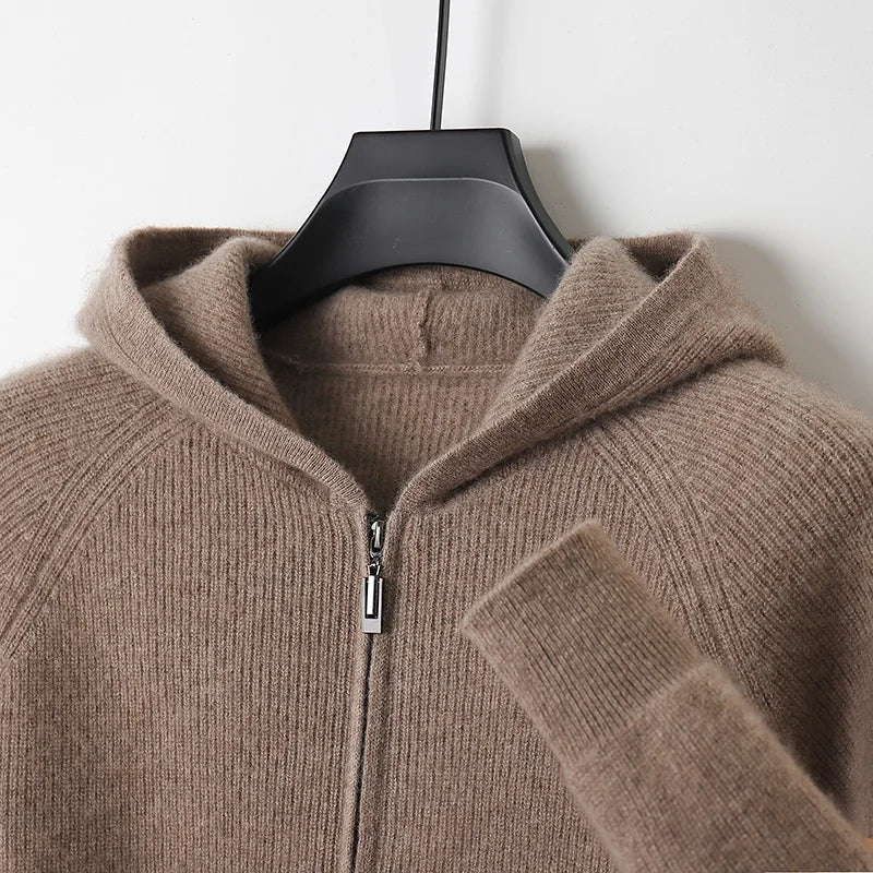 Comfort | Wool Zip-Up Sweater