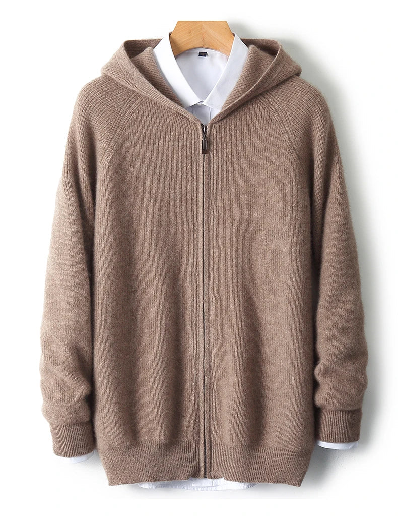 Comfort | Wool Zip-Up Sweater