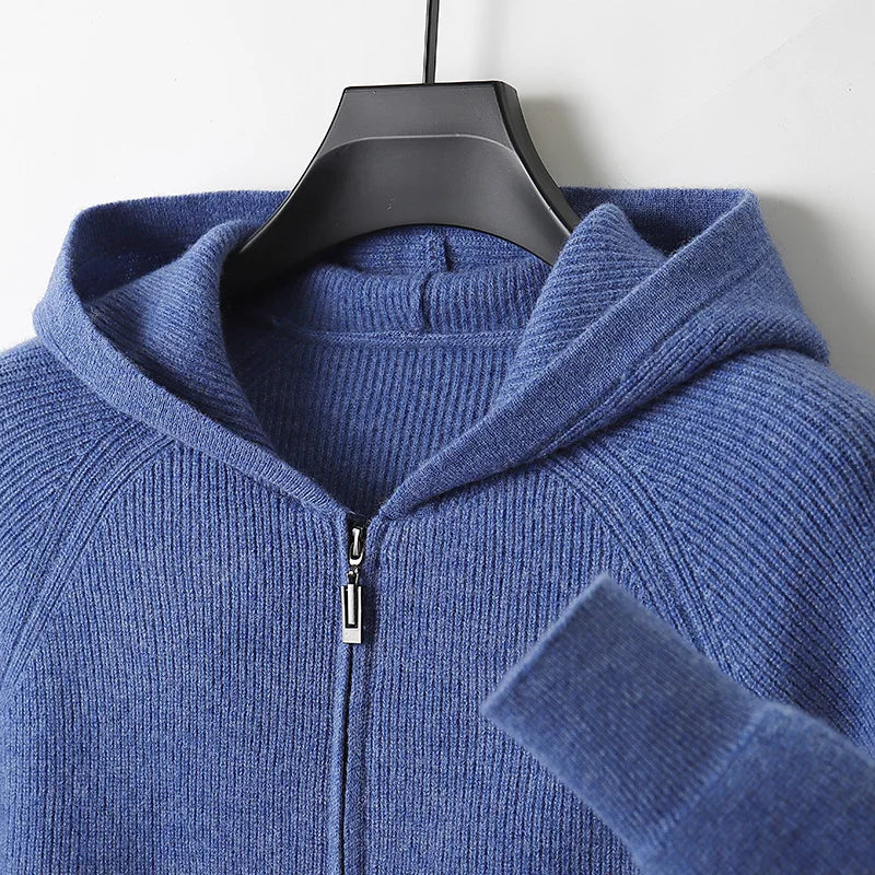 Comfort | Wool Zip-Up Sweater