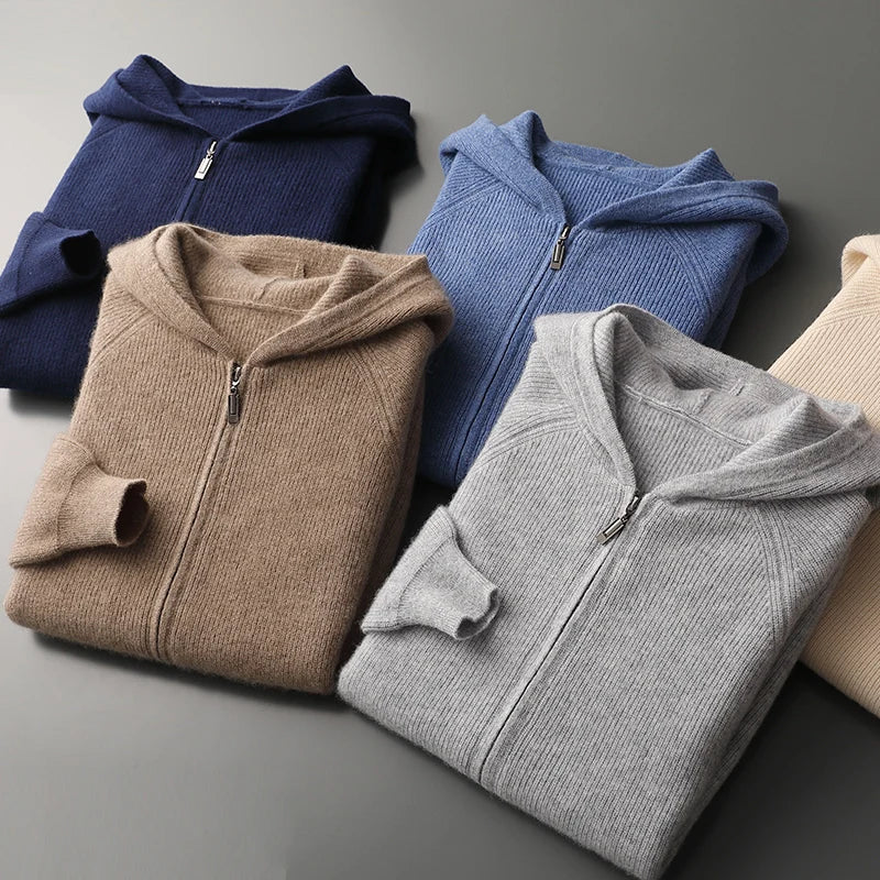 Comfort | Wool Zip-Up Sweater