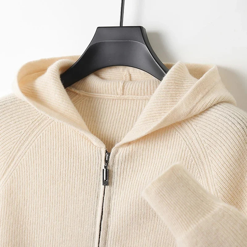 Comfort | Wool Zip-Up Sweater