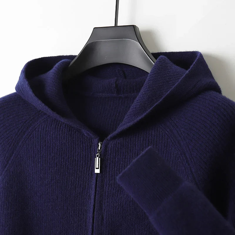 Comfort | Wool Zip-Up Sweater