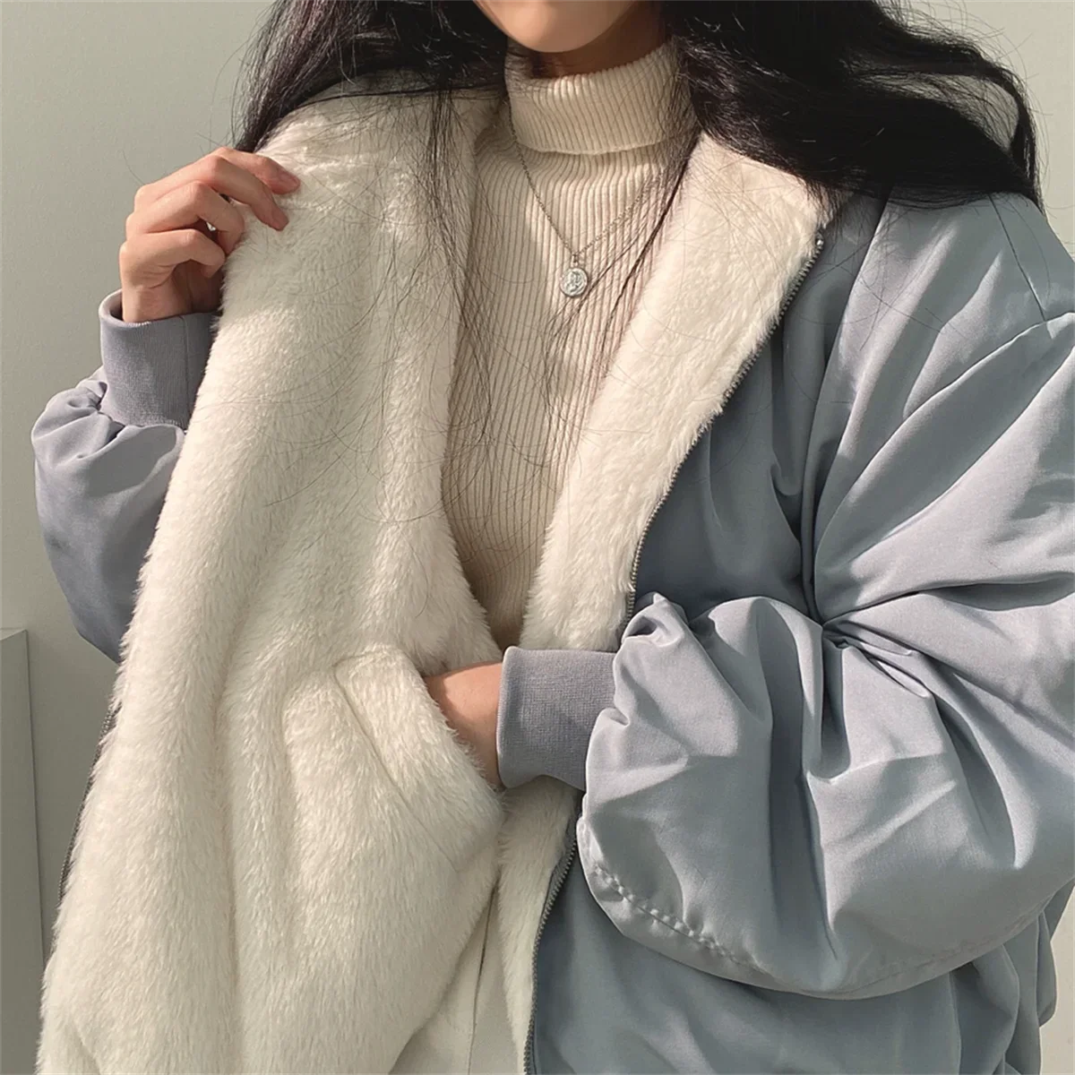 Comfort | Reversible Faux Fur Jacket