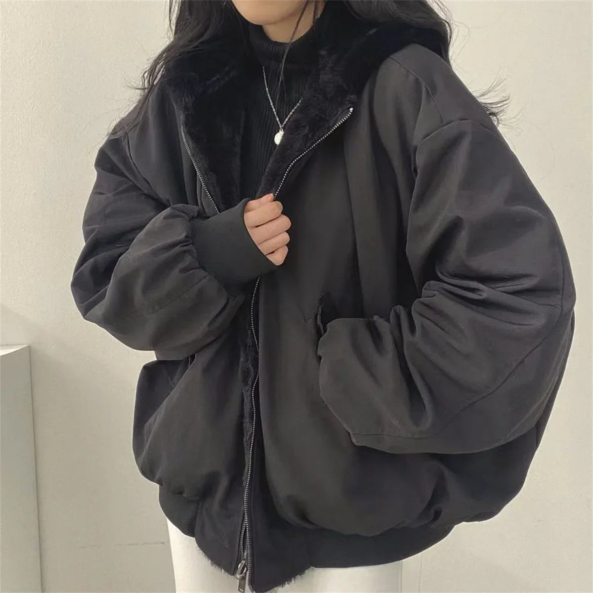 Comfort | Reversible Faux Fur Jacket