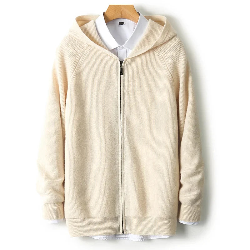 Comfort | Wool Zip-Up Sweater