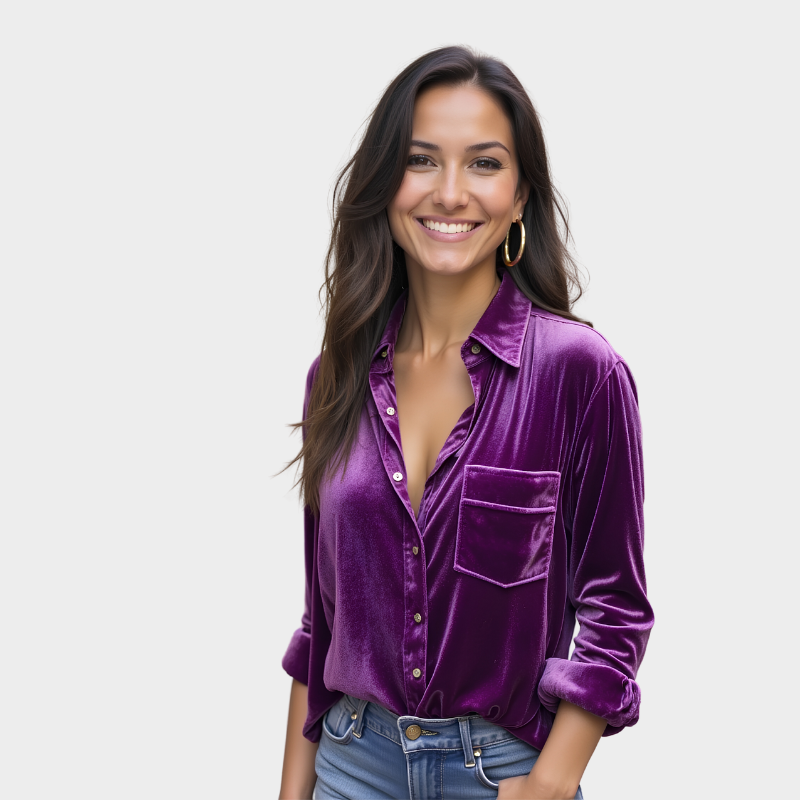 Empress | Luxury Velvet Blouse