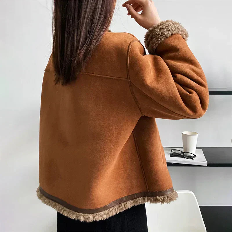 Empress | Shearling Button Jacket